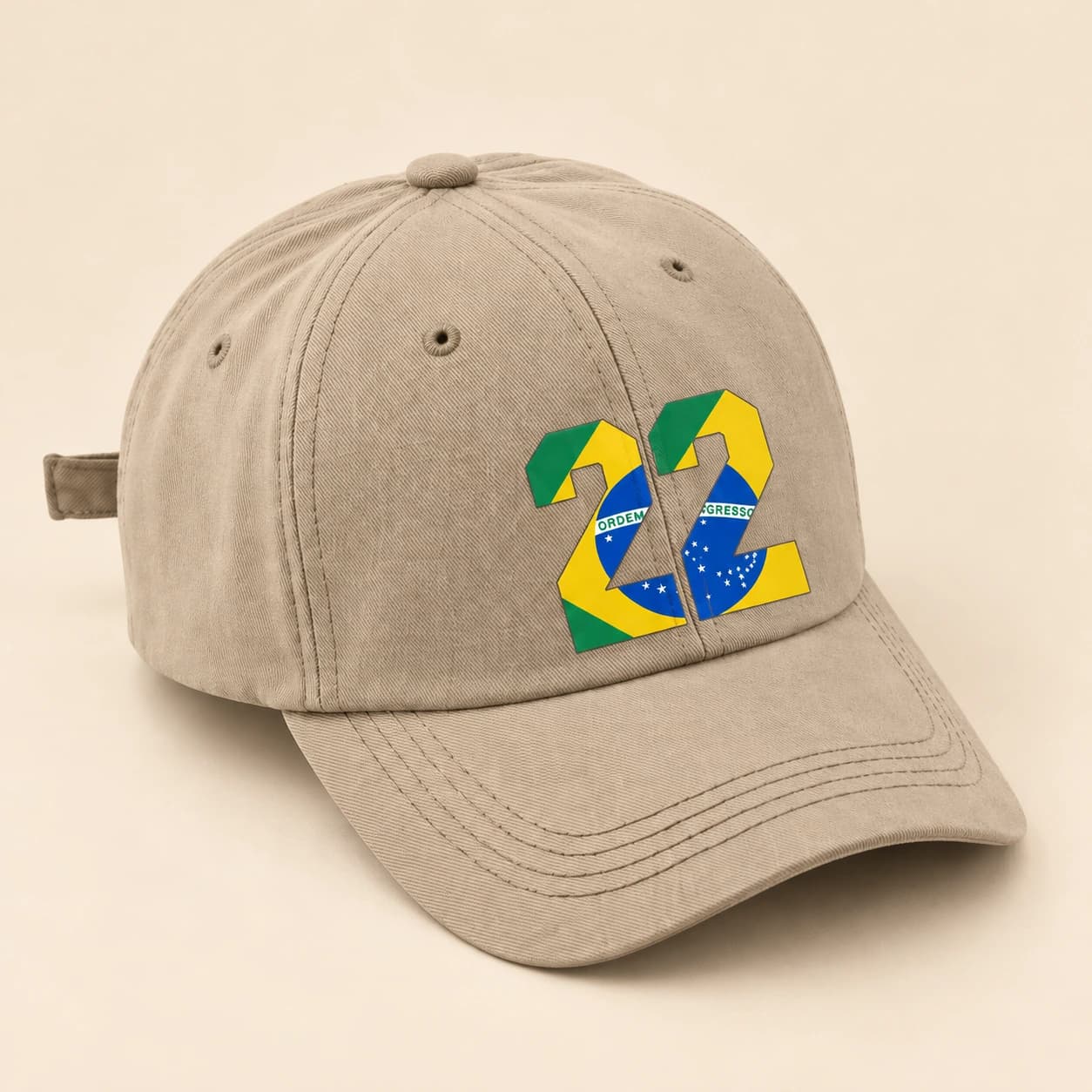 Boné 22 Bandeira do Brasil